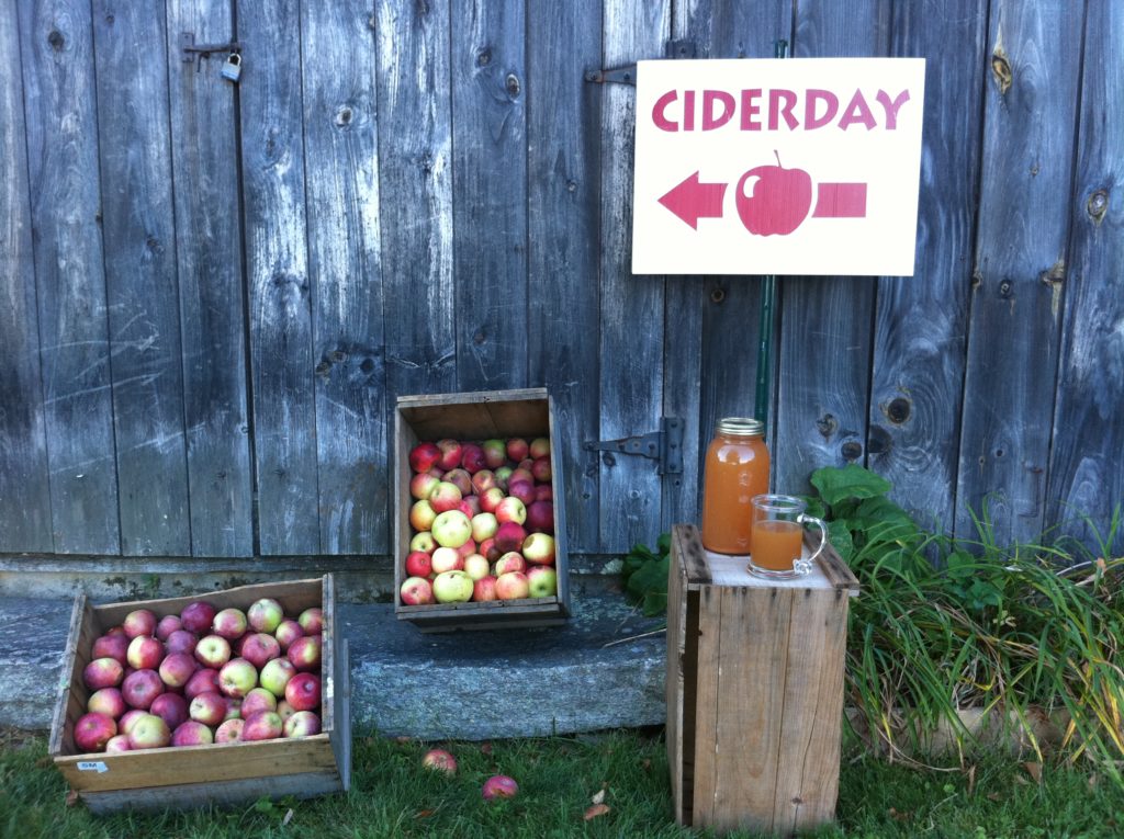 046 - CiderDays signage at New Salem Orchard