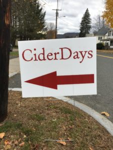 CiderDays sign