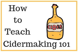 How to teach Cidermaking