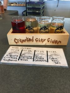 Crooked City Cider Flight