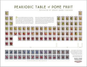 Peariodic Table of Pome Fruit
