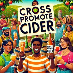 Cider Chat Ep: 438 Happy group with cider Cross PromoteCider 300x300