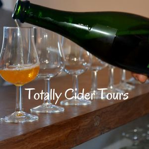 Totally Cider Tours bottle pour