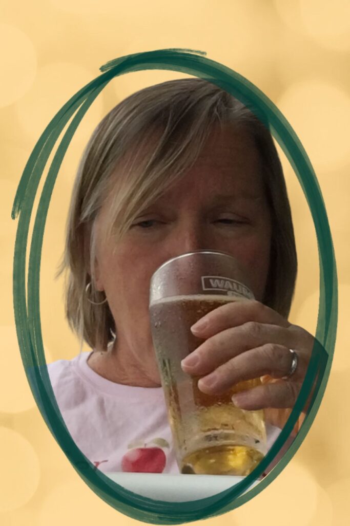 Ria Windcaller tasting cider feature photo Cider Chat episode 501