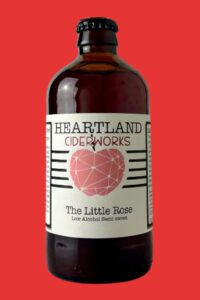 Heartland Ciderworks' The Little Rose, Gold medal winner and Best of Show Runner-Up at the 2026 Northwest Cider Cup.