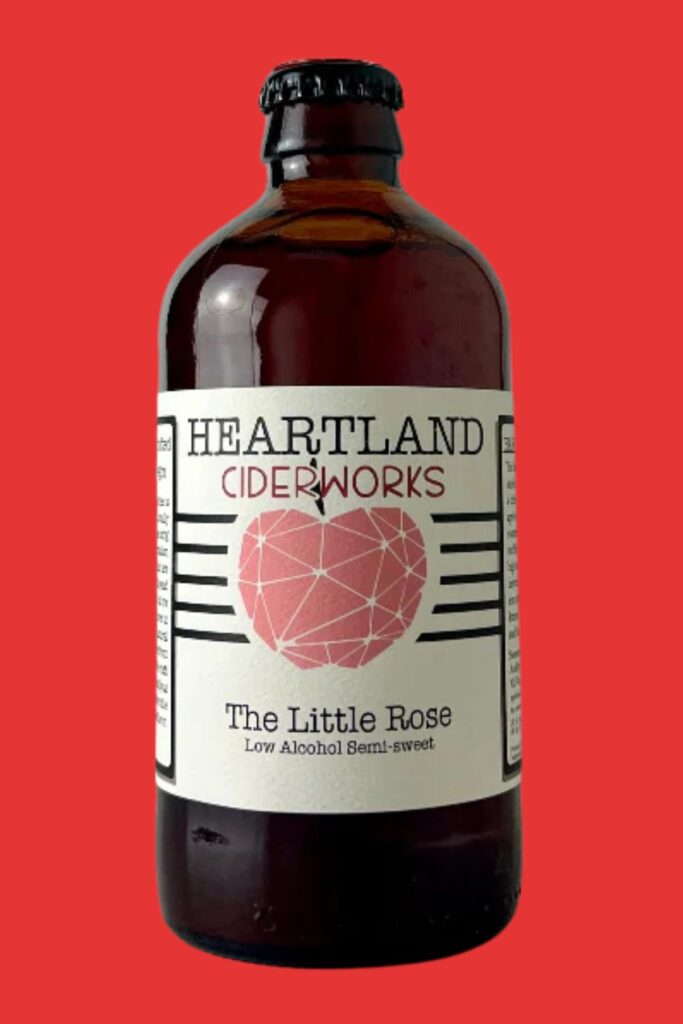 Heartland Ciderworks' The Little Rose, Gold medal winner and Best of Show Runner-Up at the 2026 Northwest Cider Cup.